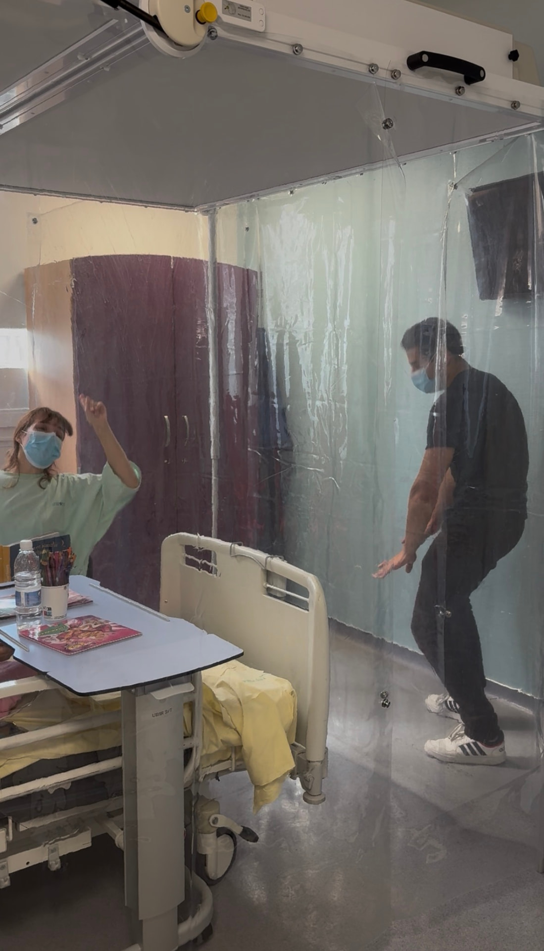 Intervention des Bulles de Pan à l'hôpital