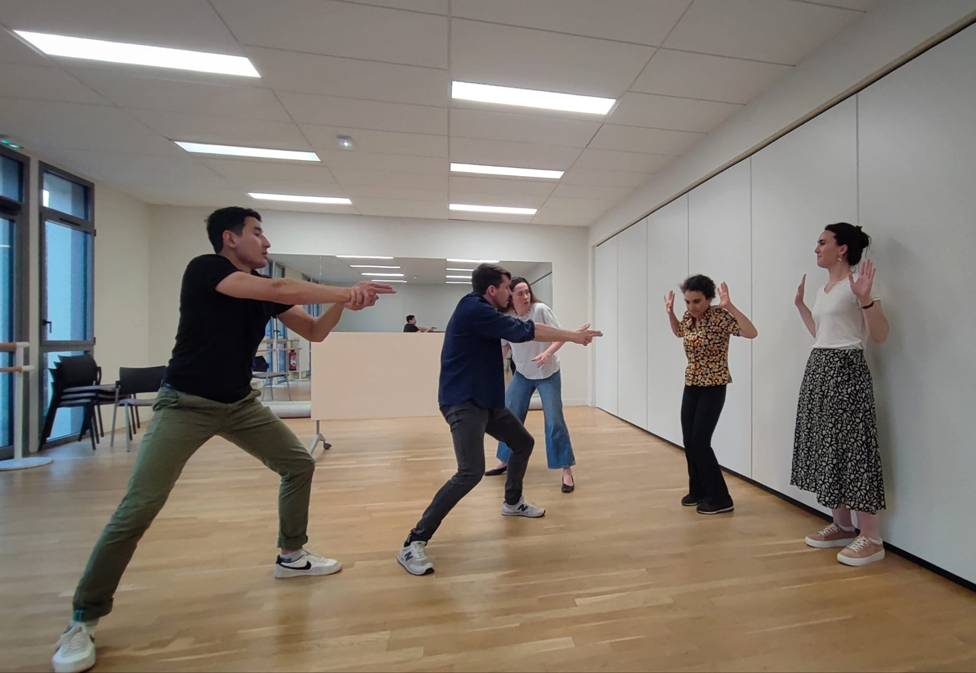 Atelier d'improvisation en groupe